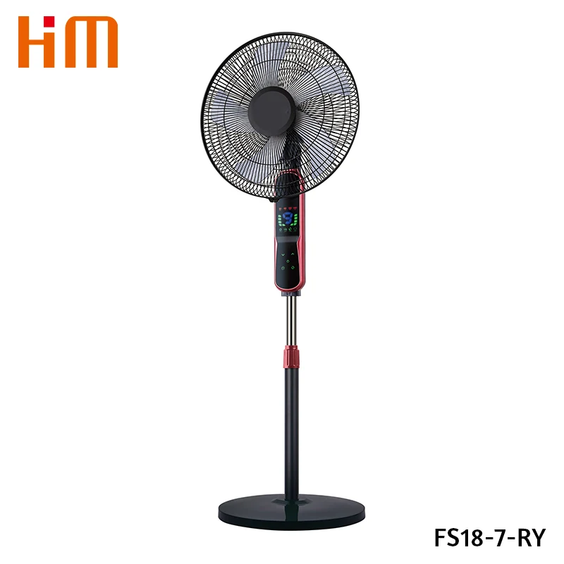 Ventilador de pedestal de lujo de 18 pulgadas con control remoto